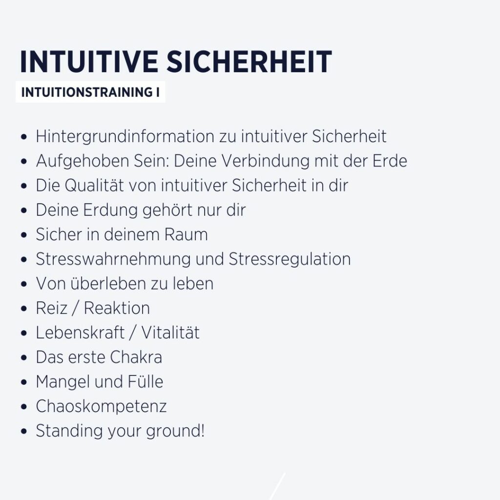 Intuitive Sicherheit (3)